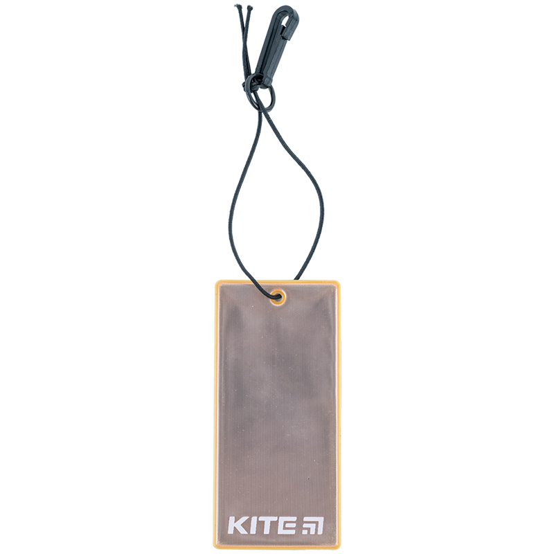 Підвіска м'яка світловідбиваюча, прямокутна, персикова Kite — фото 4