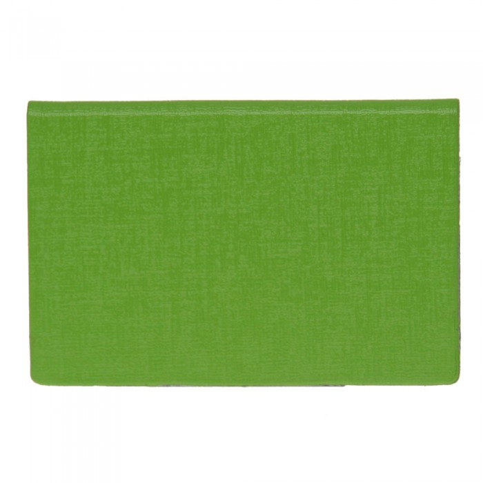 Визитница карманная сталь/кожа, зелен. Китай - фото 2