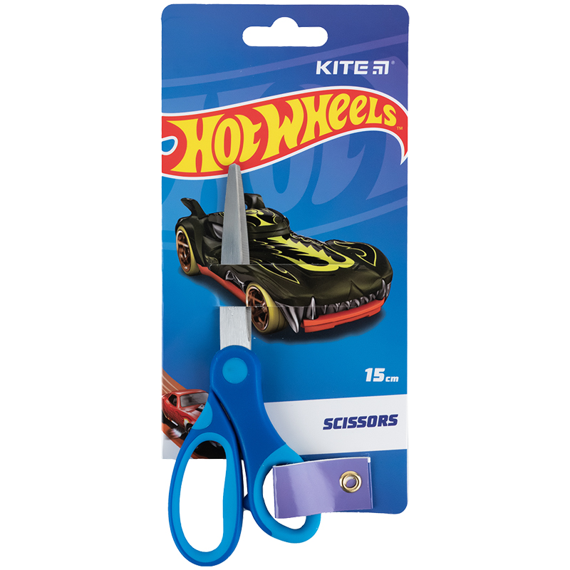Ножницы детские, 15 см Hot Wheels Kite - фото 3