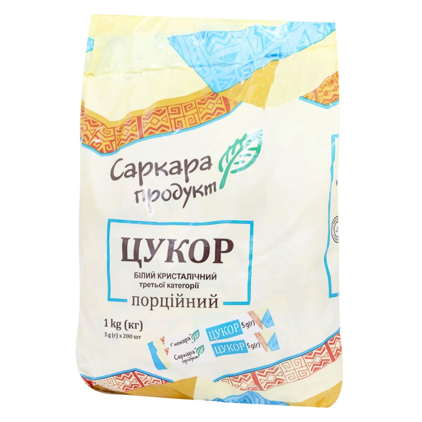 Сахар в стиках порционный, 5гр.*200шт./уп. Саркара - фото 1