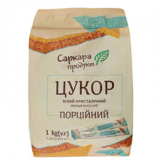 Сахар в стиках порционный, 5гр.*200шт./уп. Саркара - фото 2
