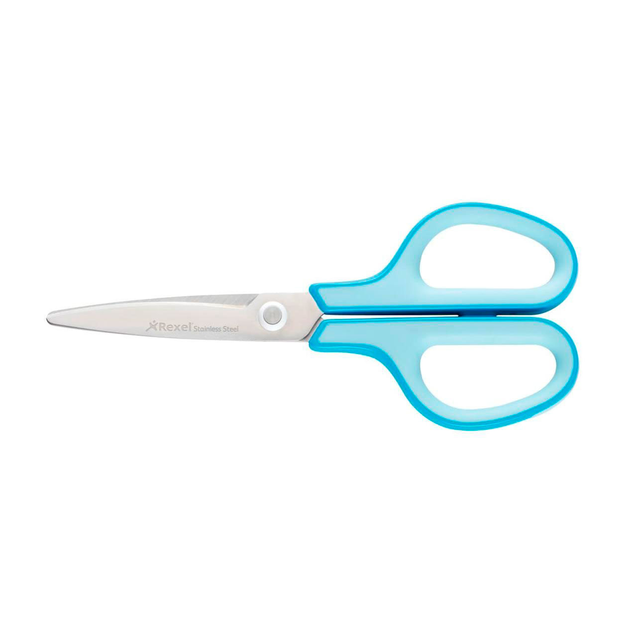 Ножницы 18см. X3, голуб. Rexel - фото 1