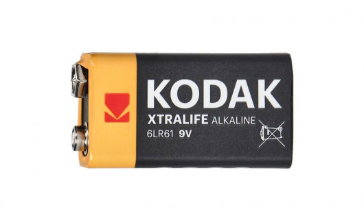 Батарейка 9V XtraLife, 6LR61/MN1604/6LP3146/6LF22/PP3/ER9V/Крона/Корунд, Alkaline Kodak — фото 2