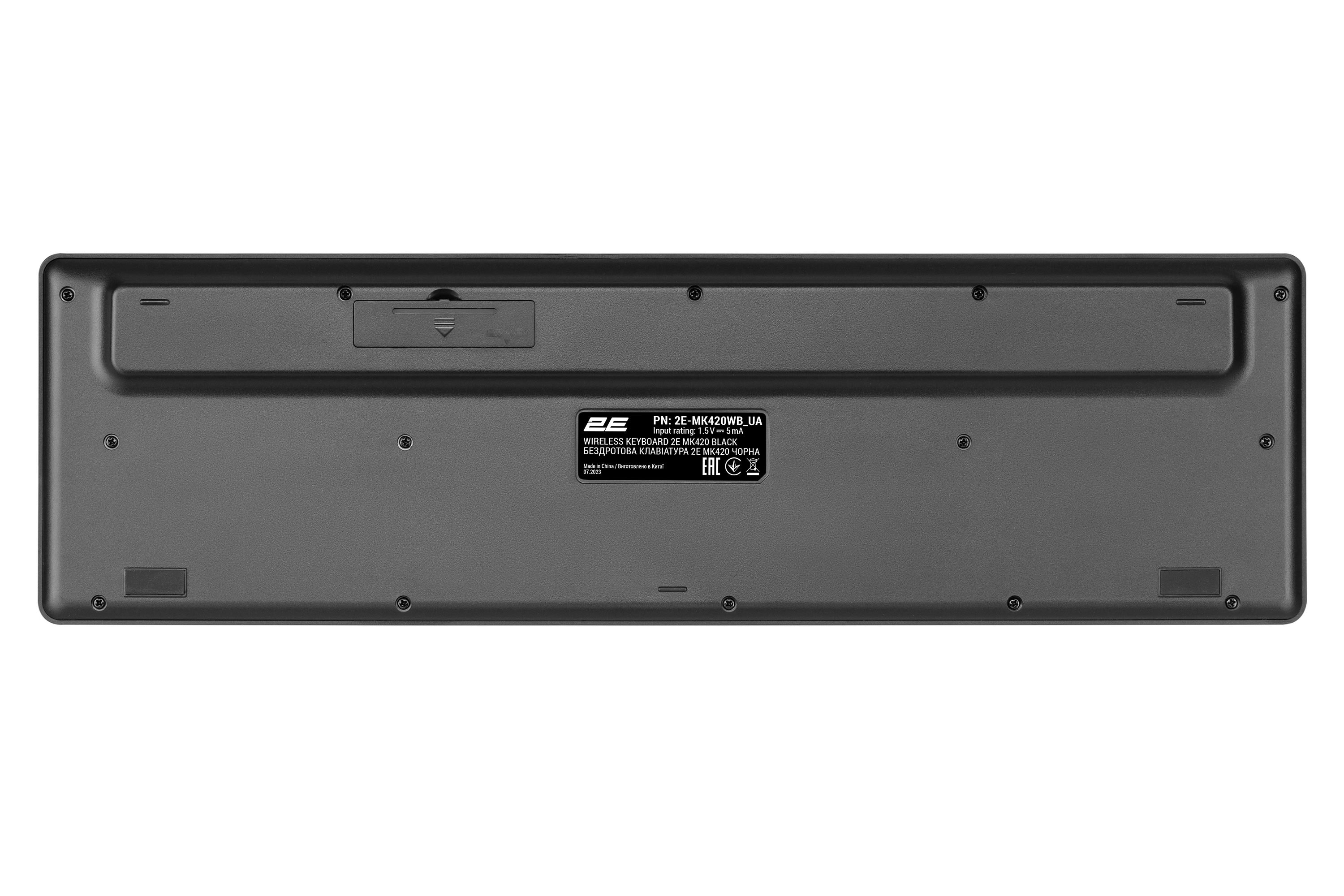 Набор беспроводной клавиатура + мышь 2E-MK420WB_UA, укр./анг., черн. 2E - фото 4