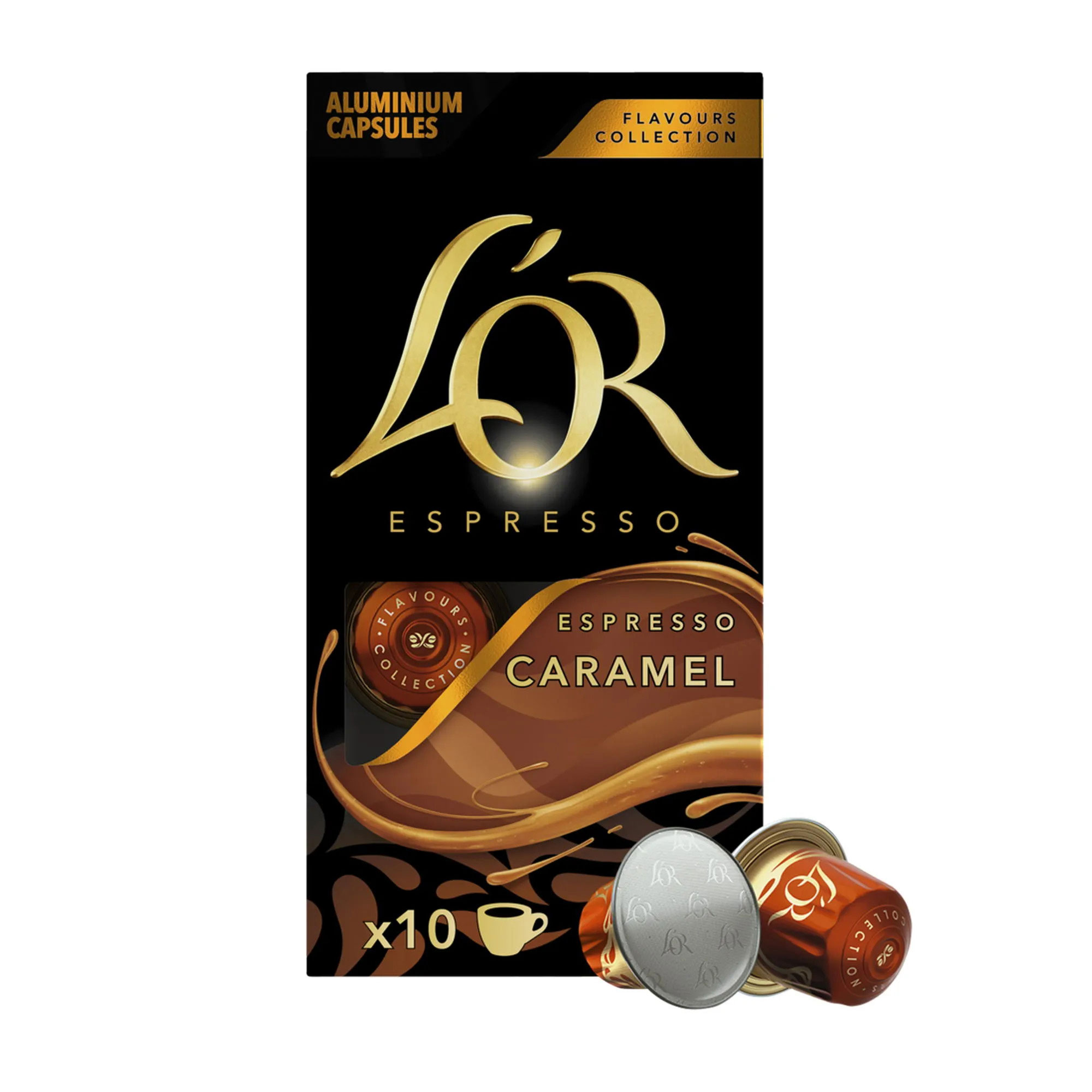 Кофе в капсулах L'OR Espresso Caramel, 10шт. по 5,2г., тип капсул: Nespresso (8711000488225) L'OR - фото 1