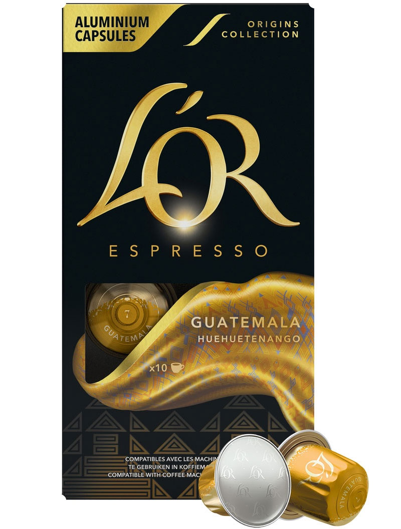Кофе в капсулах L'OR Espresso Guatemala #7, 10шт. по 5,2г., тип капсул: Nespresso (8711000460153) L'OR - фото 1