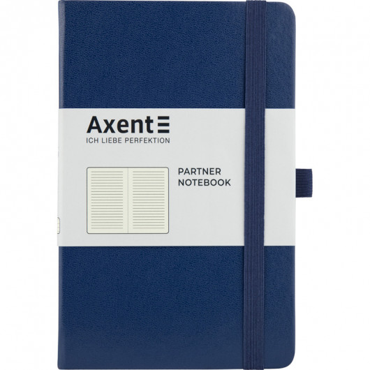 Книга записна Partner А5 (125*195мм.), 96арк., лін., син. Axent — фото 8