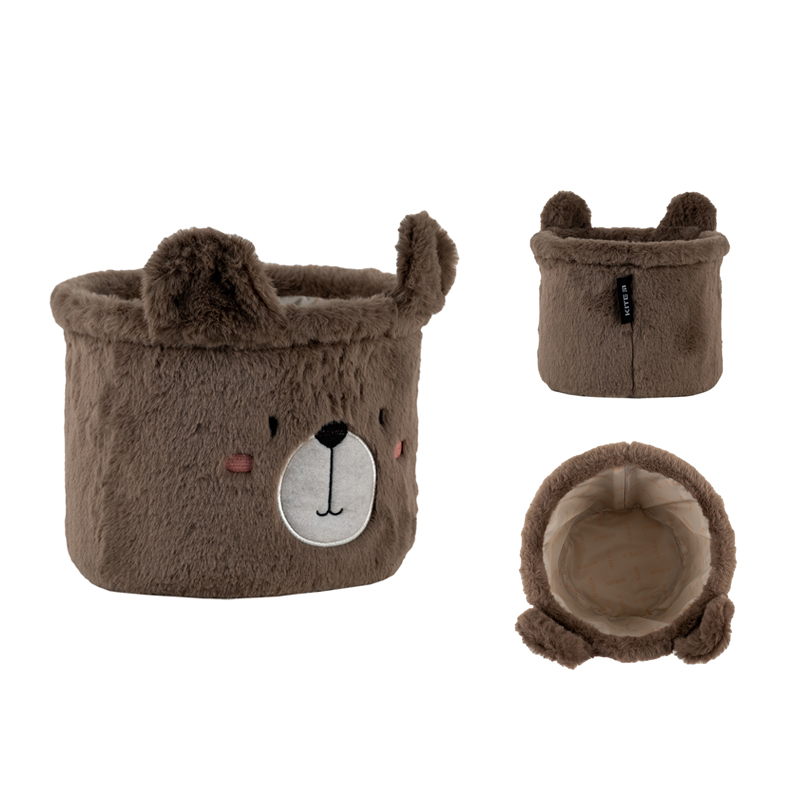 Корзина для хранения 3100 Sweet Bear 20х16 см, плюшевая Kite - фото 9