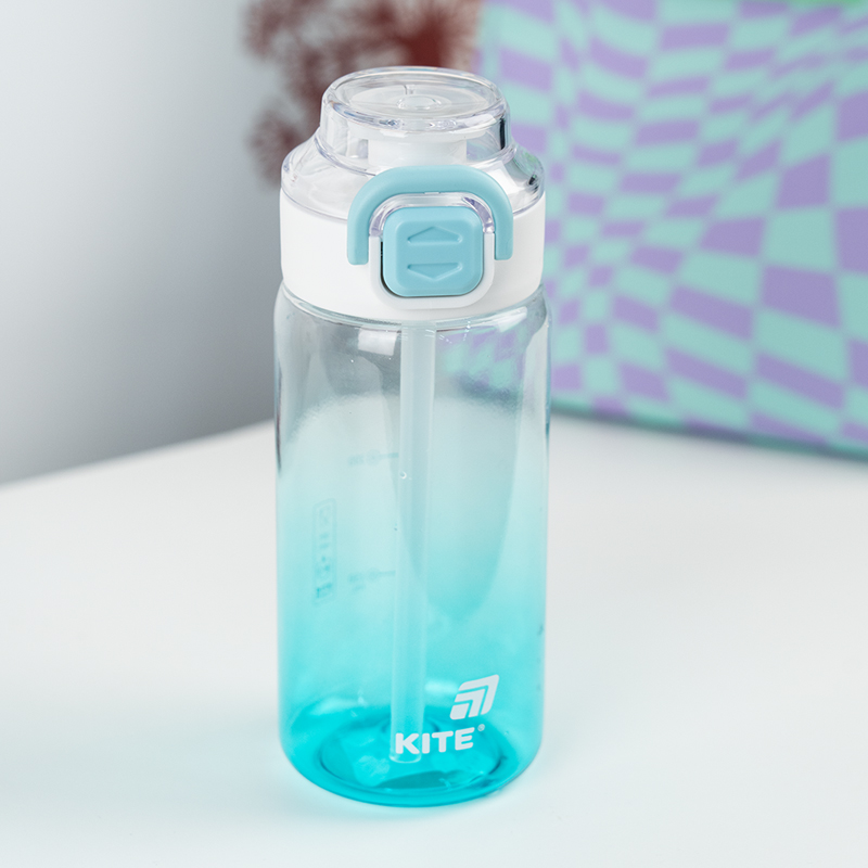 Пляшечка для води, 600 мл, блакитна (K25-1212-2) Kite — фото 7