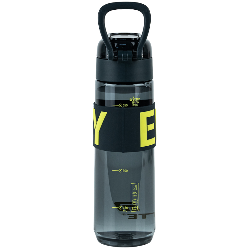 Пляшечка для води, 680 мл, чорно-жовта (K25-1233-1) Kite — фото 8