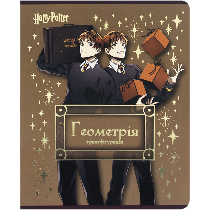 Предметная тетрадь 48 лист., кл, фольга+УФ, Harry Potter, геометр (HP25-240-1) Kite - фото 8