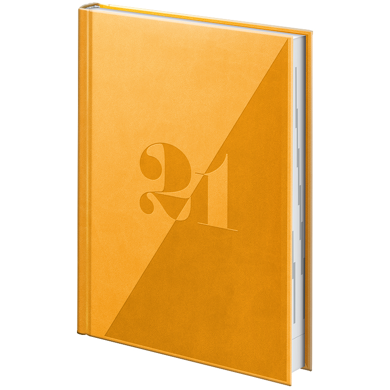 Ежедневник датированный Стандарт 2021 Torino Trend, желт. Brunnen - фото 2