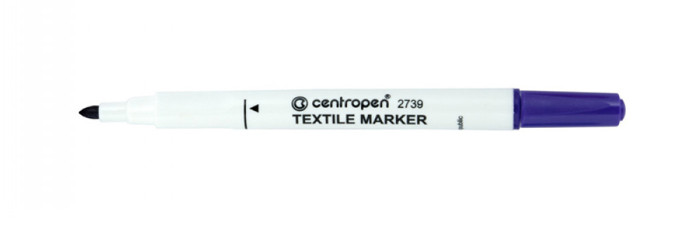 Маркер для маркировки текстиля Textile круглое острие 2739 2мм., фиолет. Centropen - фото 5