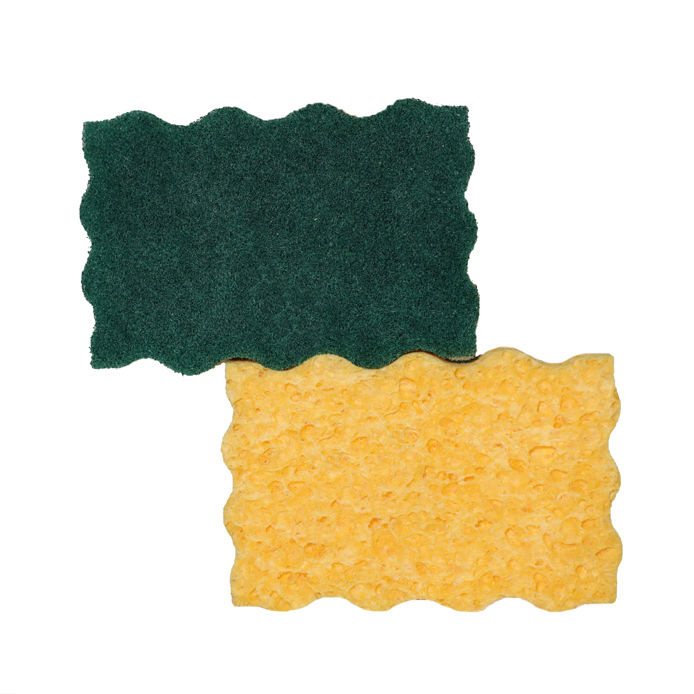 Губки кухонные Еко Slalom Universal, 114*68*20мм., 2шт./уп., желт. Vileda - фото 1