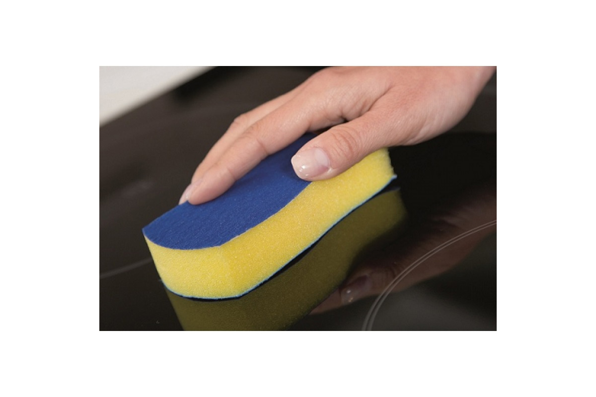 Губки кухонні для склокерамічних плит Glitzi Ceran, 110*65*25мм., 2шт./уп., жовт. Vileda - фото 2