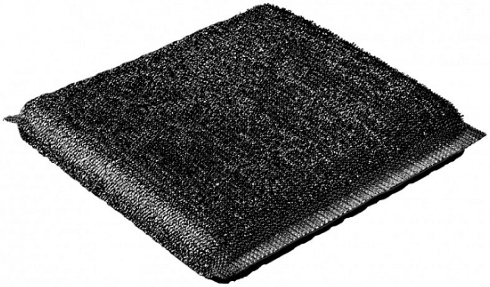 Губки кухонные металлические Inox Power Pad, 2шт./уп., черн. Vileda - фото 1