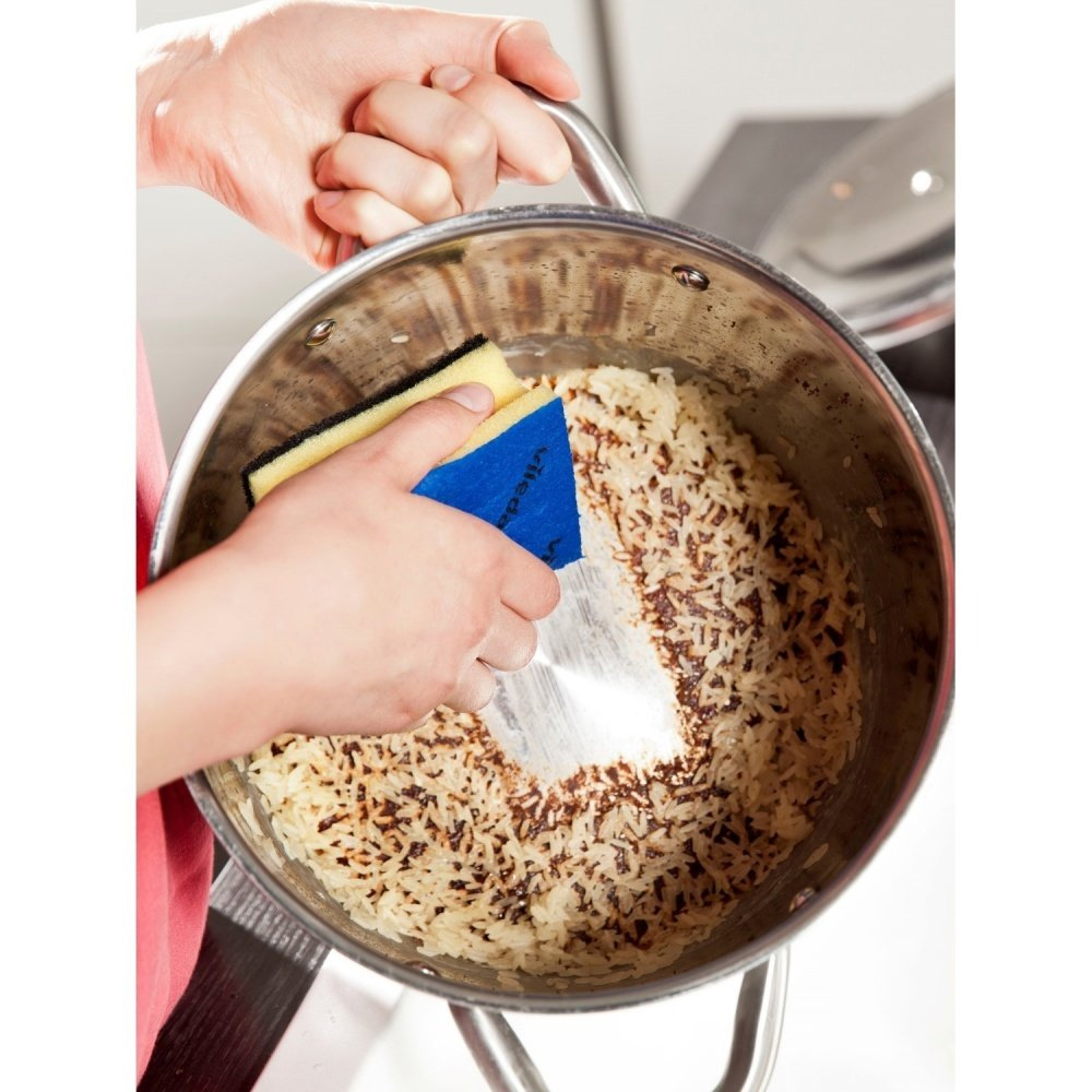 Губки кухонные Glitzi plus, 94*65*45мм., 3шт./уп., желт. Vileda - фото 3