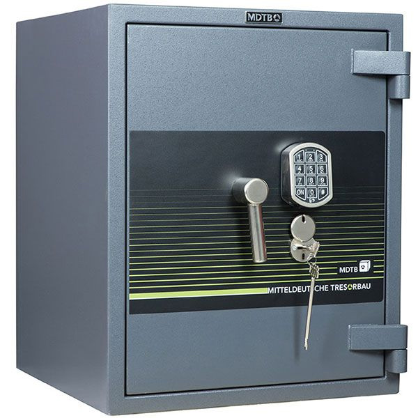 Сейф взломостойкий (680*680*630мм.) ключевой замок, 1 полка, 5 класс, Burgas-67 KL, серый MDTB - фото 1