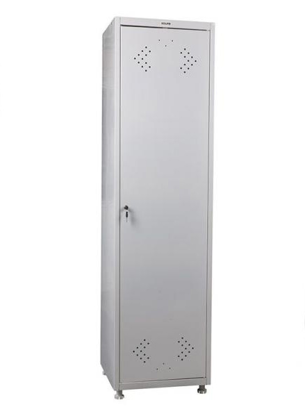 Шафа медична господарська MD, 1 двері, 3 полиці (1830/1900*500*500) метал, сірий Практик - фото 1