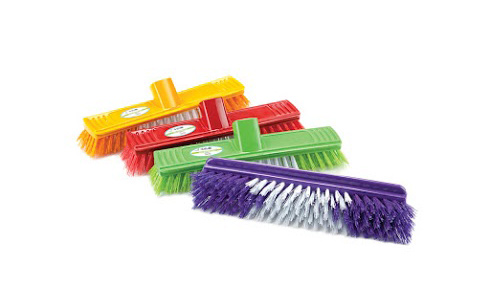 Щетка для уборки помещений, стойких к влажности поверхностей, 26см., зелен. Uctem - фото 1