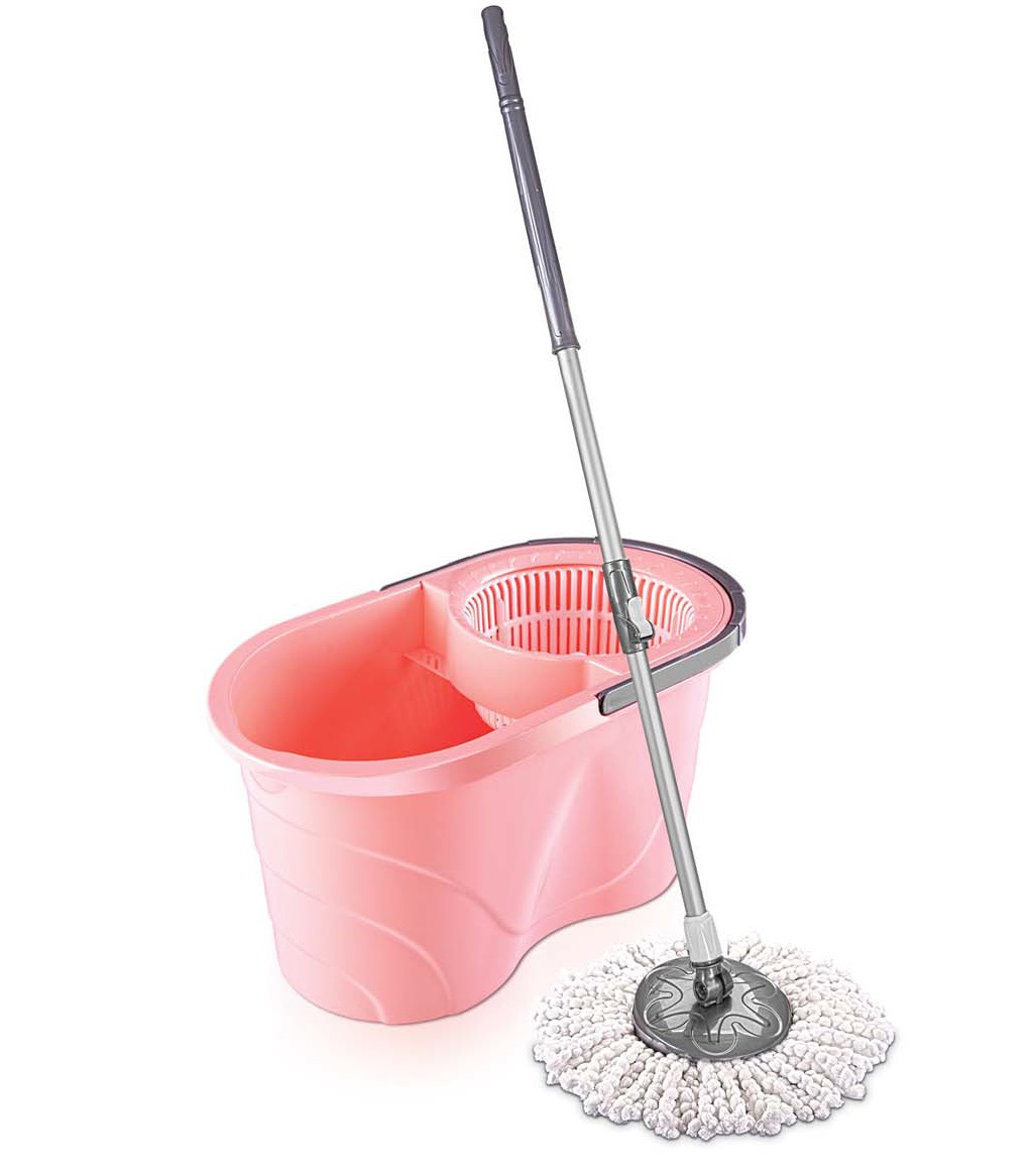 Набор для уборки Титаник, встроенный отжим, швабра+моп, ассорт. Uctem - фото 1