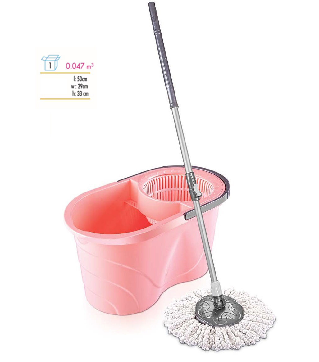 Набор для уборки Титаник, встроенный отжим, швабра+моп, ассорт. Uctem - фото 3