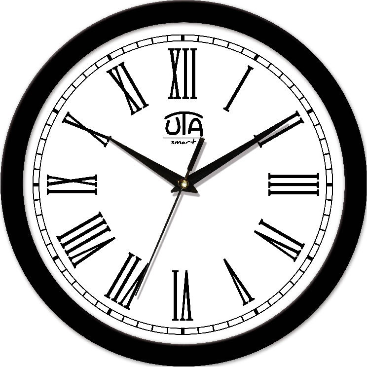 Часы настенные Smart 21 B 21, круглые,, черн. Юта - фото 1
