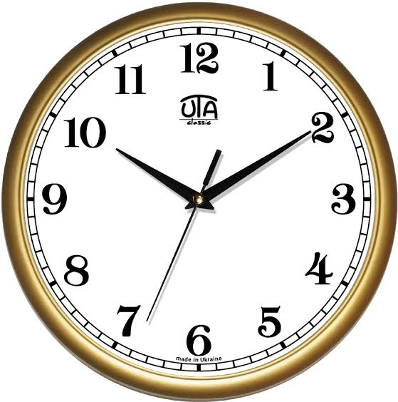 Часы настенные Сlassic 01 G 41, круглые, золот. Юта - фото 1