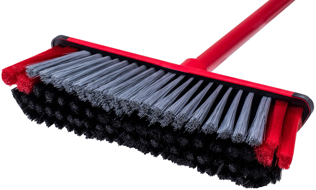 Щетка для уборки помещений с ручкой 3 Action, 1070*300*60мм., красн. Vileda - фото 3