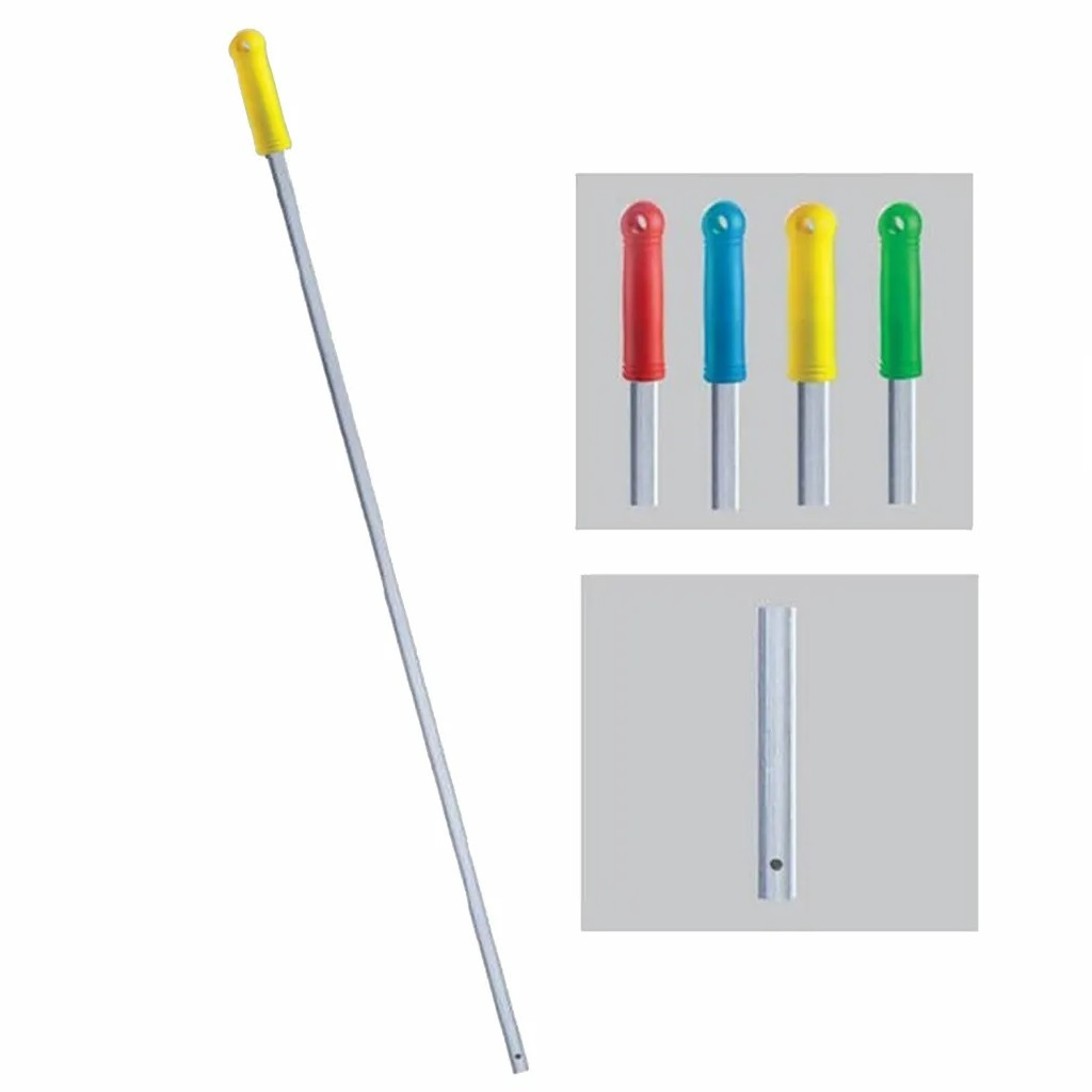 Ручка алюминиевая 140см. с отверстием, желт. Uctem - фото 1