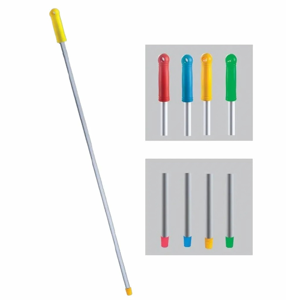 Ручка алюминиевая 130см. с закруткой, желт. Uctem - фото 1