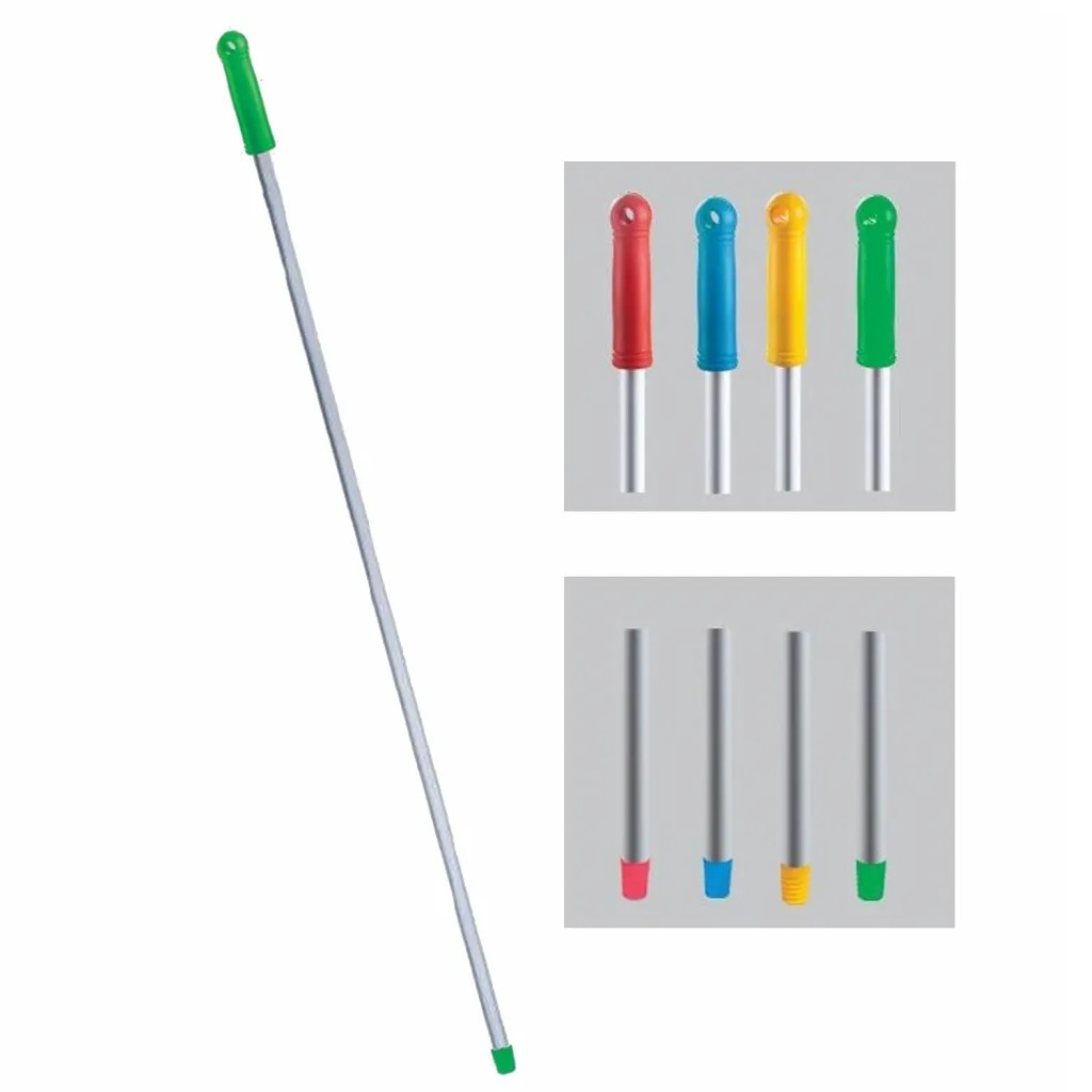 Ручка алюминиевая 130см. с закруткой, зелен. Uctem - фото 1