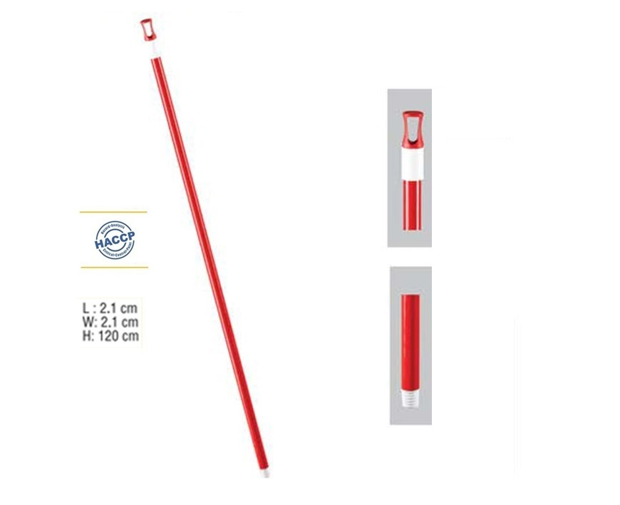 Ручка металева 120см з закруткою, черв. Uctem - фото 1