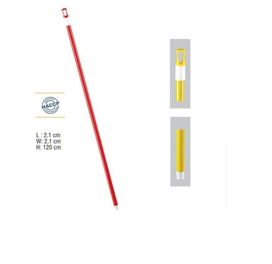 Ручка металлическая 120см. с закруткой, желт. Uctem - фото 1