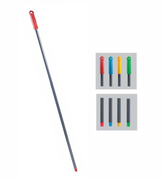 Ручка металлическая 130см. с закруткой, красн. Uctem - фото 1