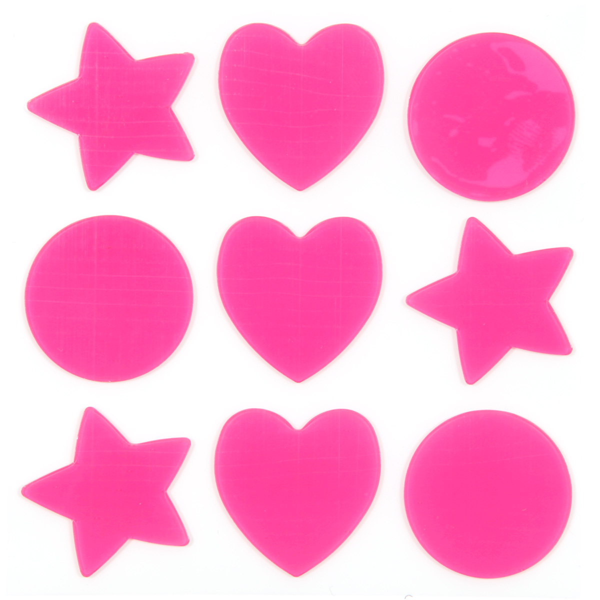 Клеющиеся фигурки 25мм.*25мм., многоразовые, 18шт./уп., ассорт. 3M - фото 2