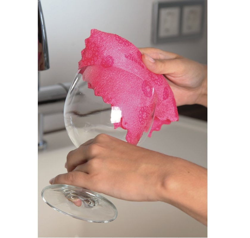 Микрофибра салфетка для посуды Micro and Sponge 17*20см 1шт./уп., ассорт. Vileda - фото 2