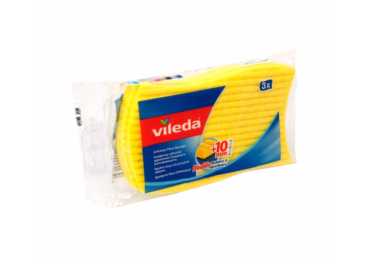 Серветки вологопоглинаючі Мini, 15,4*9,1*20см, 3шт./уп., жовт. Vileda - фото 3