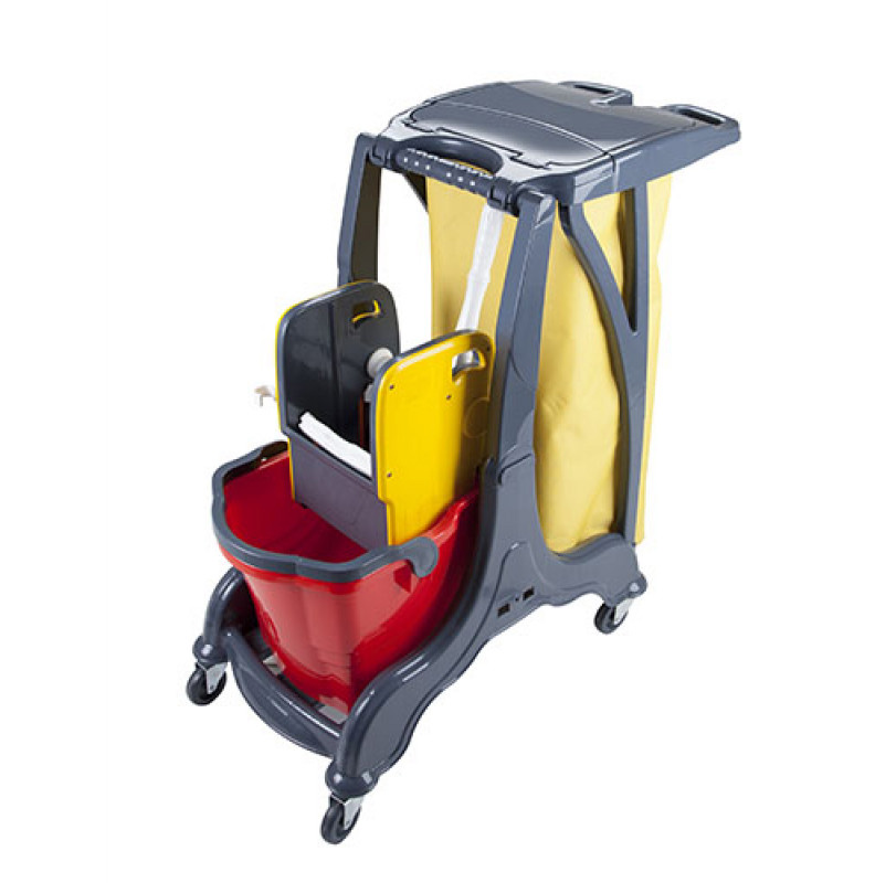 Ведро прямоугольное 25л., пластик, красн. Uctem - фото 1