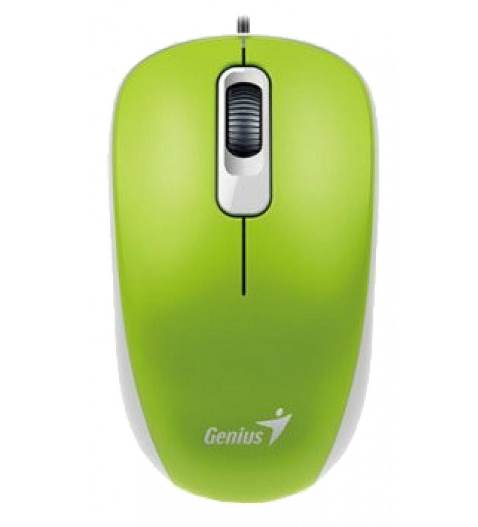Миша USB оптична DX-110, зелен. Genius - фото 1