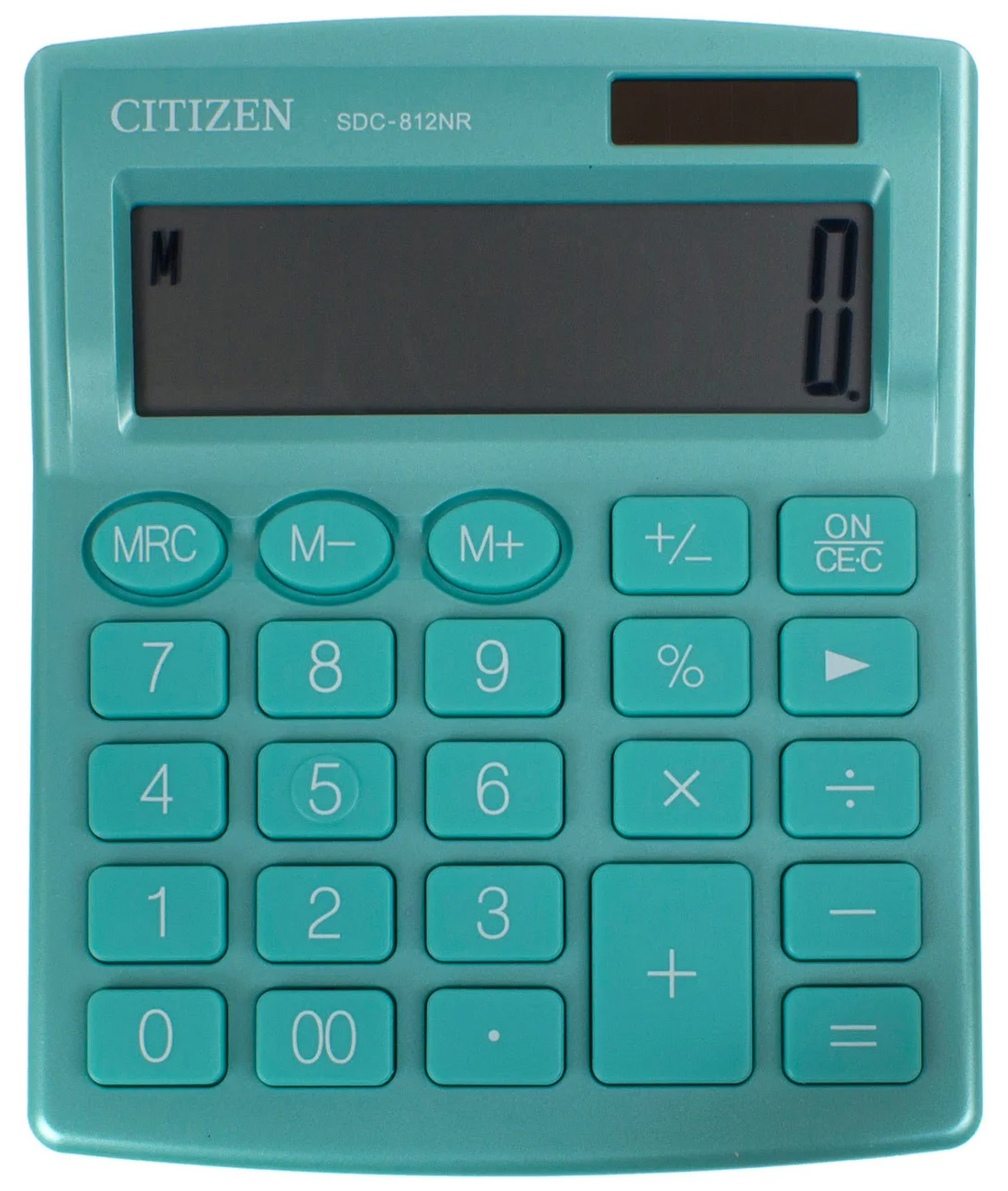 Калькулятор SDC812NRGNE-green, 12 розрядів, (125х100х34мм.), зелен. Citizen - фото 1