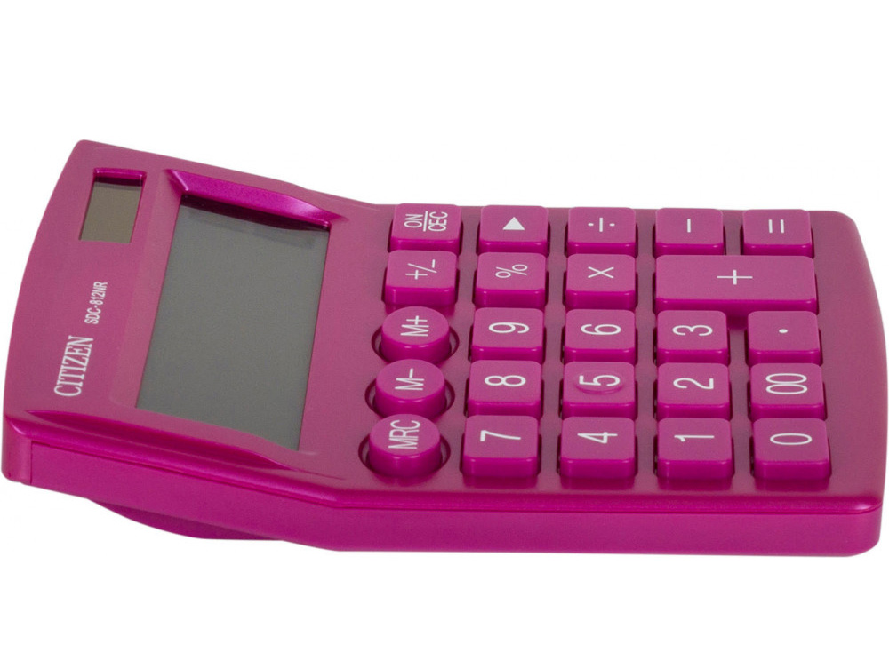 Калькулятор бухгалтерский SDC812NRPKE-pink 12 разрядов, 125х100х34мм., розов. Citizen - фото 2