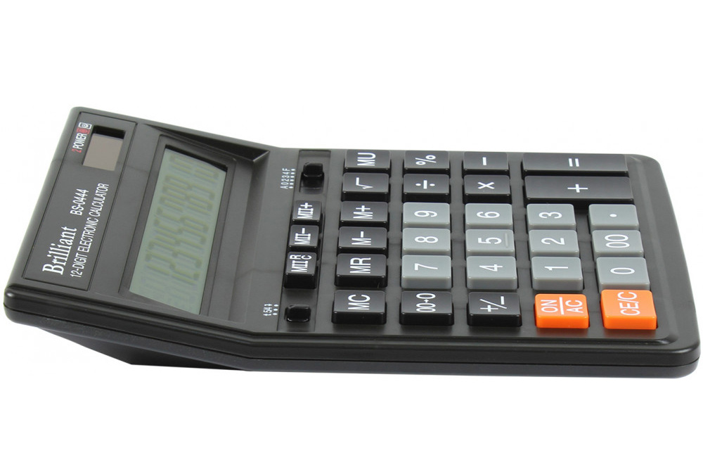 Калькулятор BS-0444, 12 розрядів, (153х199х31мм.), чорн. Brilliant - фото 2