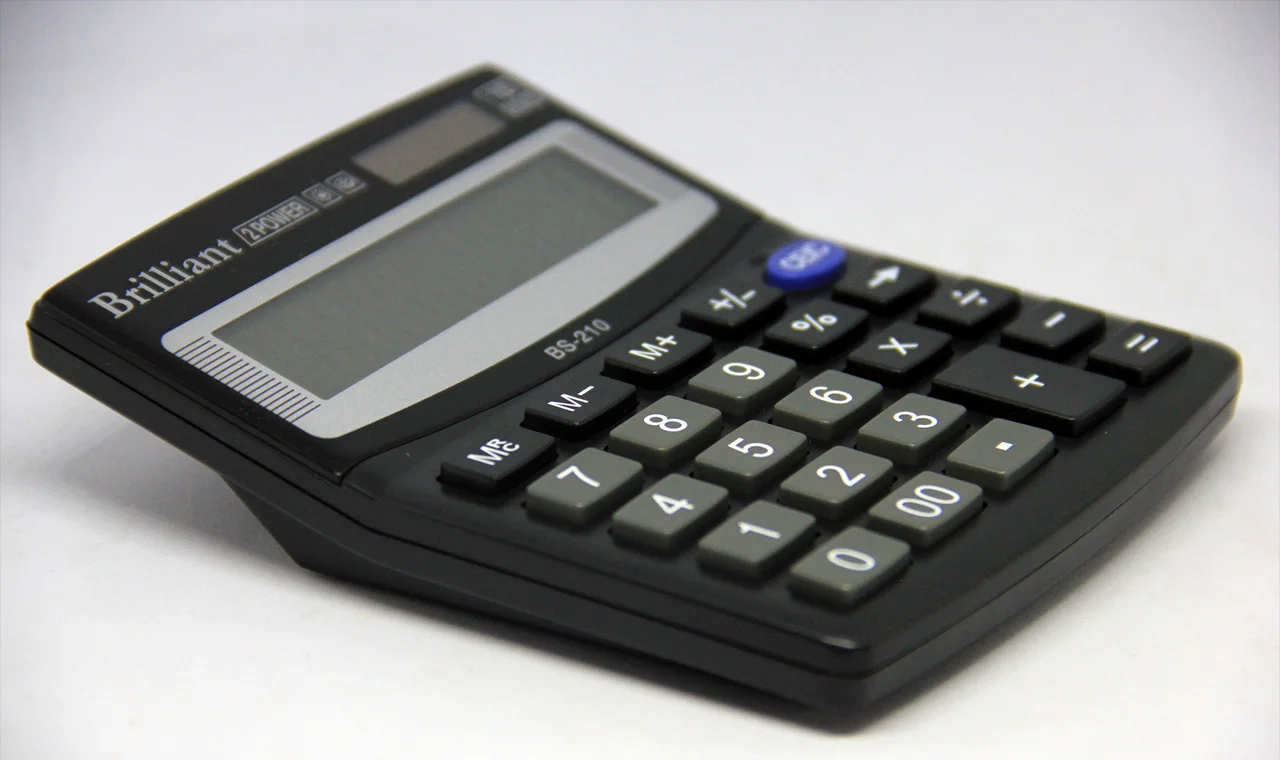 Калькулятор бухгалтерский BS-210, 10 разрядов, 100х124х33мм, черн. Brilliant - фото 1