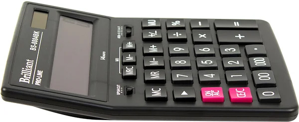 Калькулятор BS-8884BK, 14 розрядів, (150х200х30мм.), чорн. Brilliant - фото 3