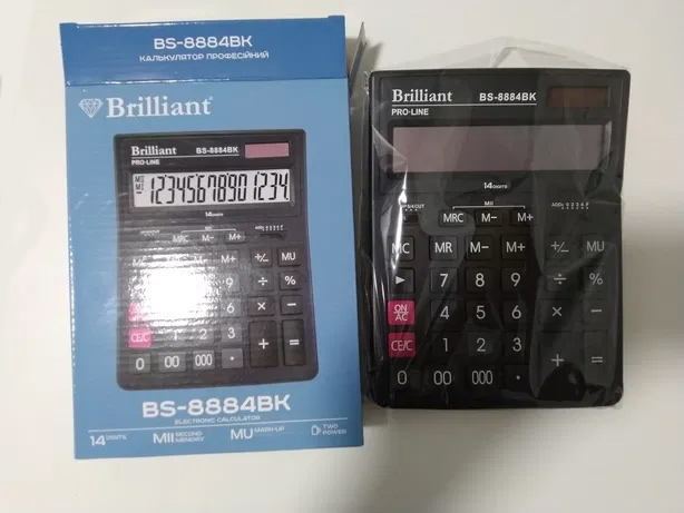 Калькулятор BS-8884BK, 14 розрядів, (150х200х30мм.), чорн. Brilliant - фото 4