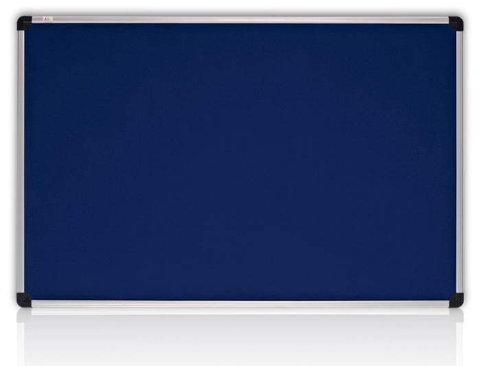 Доска текстильная S-line 65*100см., алюминиевая рамка, син. ABC - фото 1