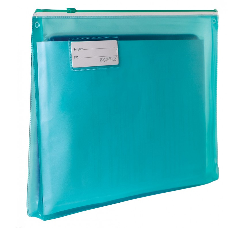 Папка на блискавці, А4, 180мм., матова, з розш.дном Scholz - фото 3