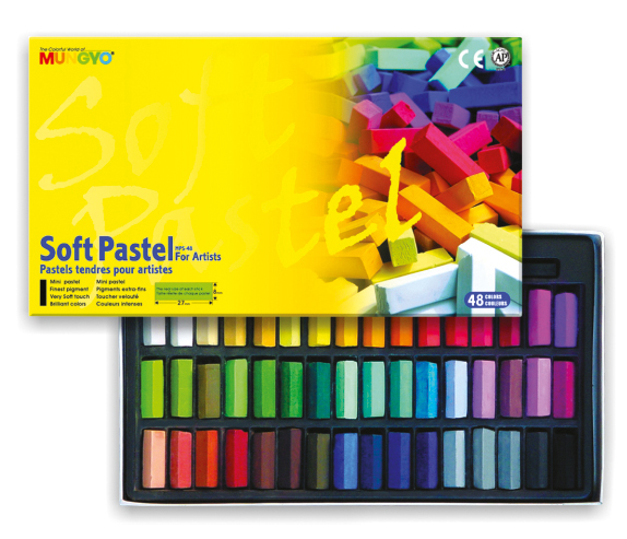 Пастель суха 48кол., коротка, MPS-48 Mungyo - фото 1