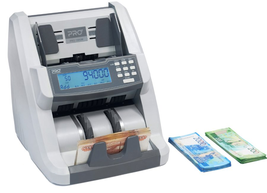 Счетчик банкнот PRO-150CL/U, серый PRO - фото 1